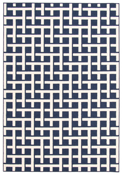 Carpette Brangane bleue 3 pi 11 po x 5 pi 7 po