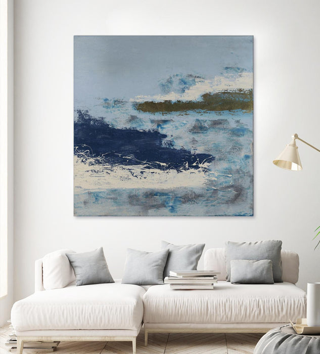Œuvre d’art murale Giant Art « Washing To Shore » 72 x 72