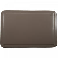 Napperon en plastique gris - ensemble de 12