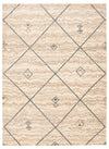 Tapis Grande Ivoire / Bleu 6pi 7 po X 9pi 6po