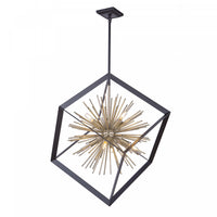 Lustre Sunburst à 8 ampoules
