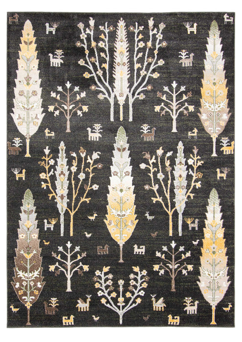 Carpette Pine noire lavable à la machine - 5 pi 0 po x 7 pi 0 po
