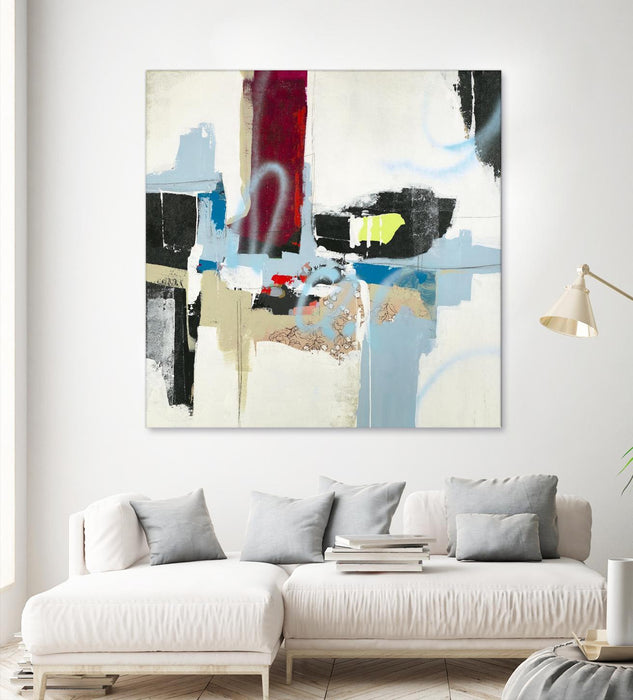 Œuvre d’art murale Giant Art « To Tell The Truth I » 72 x 72