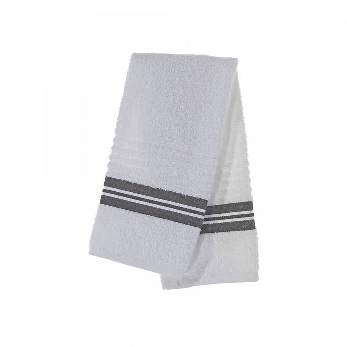 Essuie-mains blanche 16 x 27 de luxe - ensemble de 6 serviettes