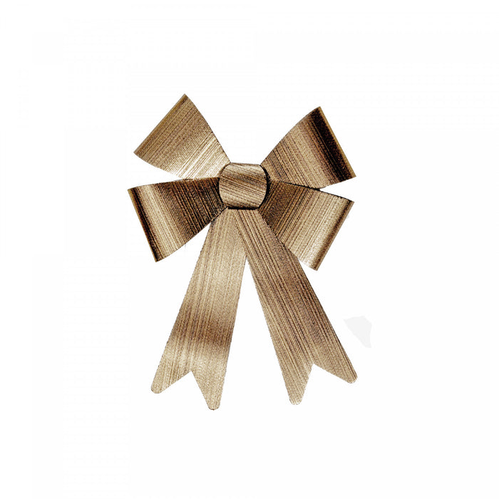 1 boucle brillante dorée - ensemble de 6 articles d’emballage-cadeau