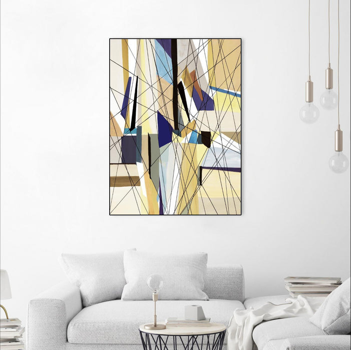 Œuvre d’art murale sur toile encadrée noire « Seacruise » 18 x 24