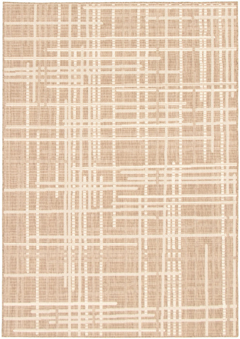 Carpette Sadie Burburry Taupe-Champagne - 5 pi 3 pox 7 pi 7 po