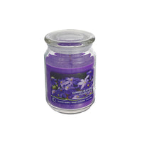 Pot parfumé de 18 oz à arôme de fleurs d’été avec couvercle en verre - ensemble de 2 bougies