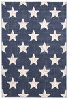 Carpette Ira bleu marine 5 pi 3 po x 7 pi 7 po