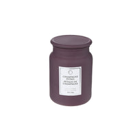 Bougie parfumée de luxe de 19 oz à arôme de pétales de champagne avec couvercle en verre - ensemble de 2