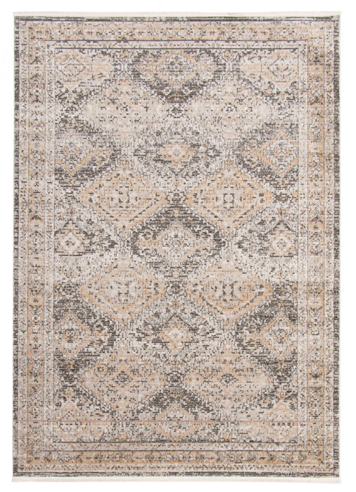Carpette Leandra taupe/grise 3 pi 11 po x 5 pi 11 po