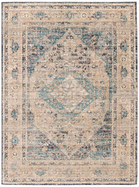 Carpette Bolivar Bijar gris - 6 pi 7 pox 8 pi 6 po