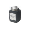 Bougie parfumée carrée de luxe de 13,2 oz à arôme de mohair argent avec couvercle - ensemble de 2