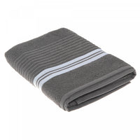 Serviette de bain gris froid 27 x 50 de luxe - ensemble de 2 serviettes
