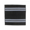 Débarbouillette noire 12 x 12 de luxe - ensemble de 6 serviettes
