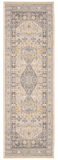 Carpette Sabra bleu - 2 pi 7 pox 8 pi 0 po