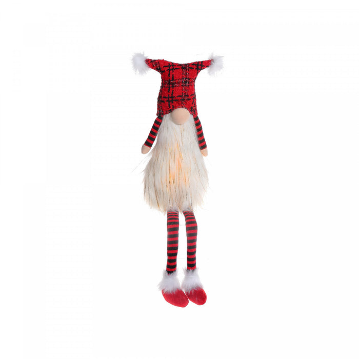 Peluche Billie le gnome assis pour tablette à DEL