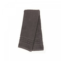 Essuie-mains natté gris anthracite 16 x 27 - ensemble de 6 serviettes