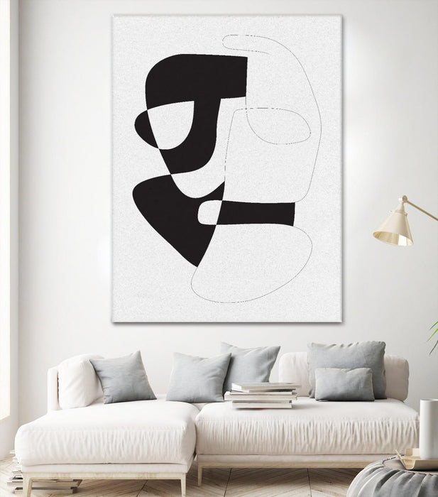 Œuvre d’art murale Giant Art « Graphical 3 » 72 x 54