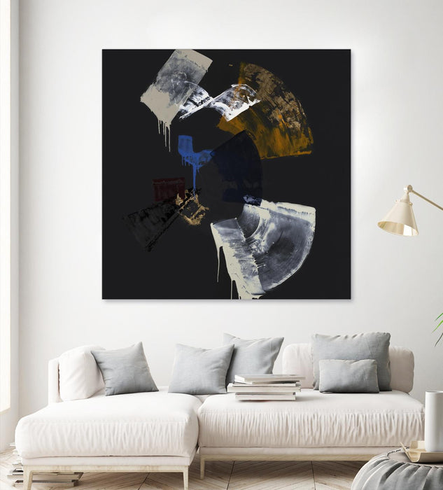 Œuvre d’art murale Giant Art « Luxurious Candor » 72 x 72
