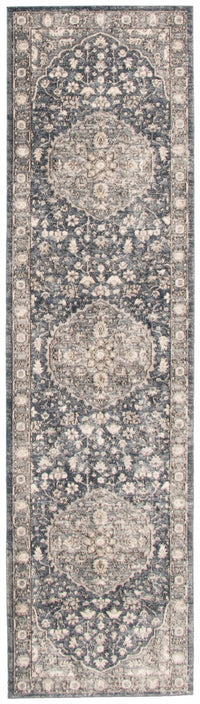 Carpette Octavian Tabriz gris - 2 pi 7 pox 8 pi 2 po