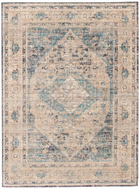 Carpette Bolivar Bijar gris - 5 pi 3 pox 7 pi 6 po