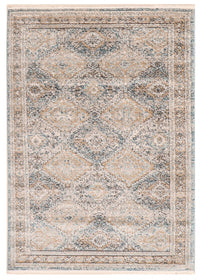 Carpette Leandra taupe/bleue 5 pi 3 po x 7 pi 3 po
