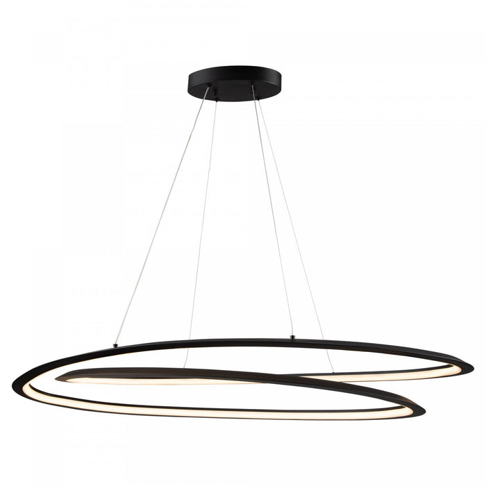 Luminaire suspendu Ara noir à DEL de 45 W