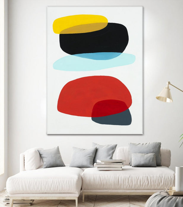 Œuvre d’art murale Giant Art « Joy And Pop Ii » 72 x 54