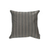 Coussin taupe rayé résistant à l’eau pour l’extérieur - ensemble de 2