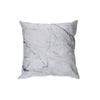 Coussin résistant à l’eau pour l’extérieur d’apparence marbre blanc - ensemble de 2