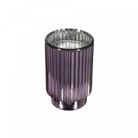 Bougie parfumée côtelée électroplaquée de 11,3 oz à arôme de rêves tropicaux - ensemble de 2