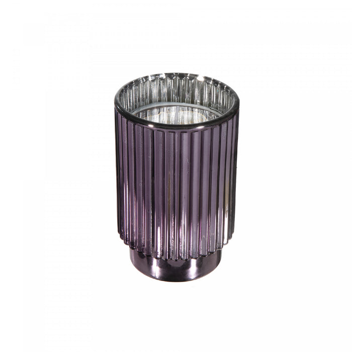 Bougie parfumée côtelée électroplaquée de 11,3 oz à arôme de rêves tropicaux - ensemble de 2