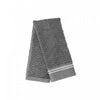 Essuie-mains brodé luxueux 16 x 27 gris froid - ensemble de 6 serviettes