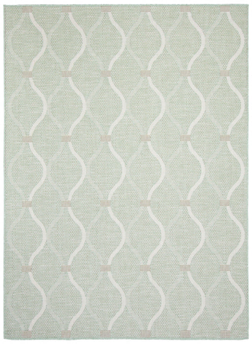 Carpette Neisha Abstract menthe 6 pi 7 po x 9 pi 6 po