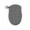 Poignée en silicone gris à motif géométrique - ensemble de 4