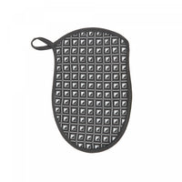 Poignée en silicone gris à motif géométrique - ensemble de 4