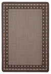 Carpette Clementine chocolat - 3 pi 3 po x 4 pi 7 po