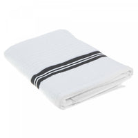 Serviette de bain blanche 27 x 50 de luxe - ensemble de 2 serviettes