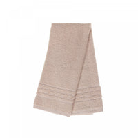 Essuie-mains natté taupe 16 x 27 - ensemble de 6 serviettes