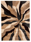 Carpette Mayoree brun, beige et noir - 5 pi 3 po x 7 pi 3 po