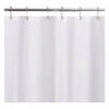 Doublure de rideau de douche blanche 70 x 72