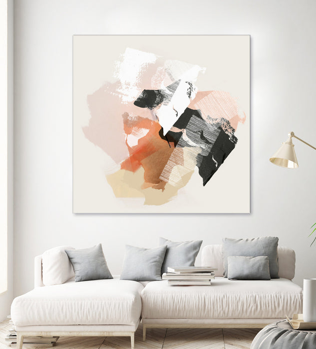 Œuvre d’art murale Giant Art « New Dawn I » 54 x 54