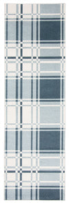 Carpette Roma bleue lavable à la machine - 2 pi 6 po x 8 pi 0 po