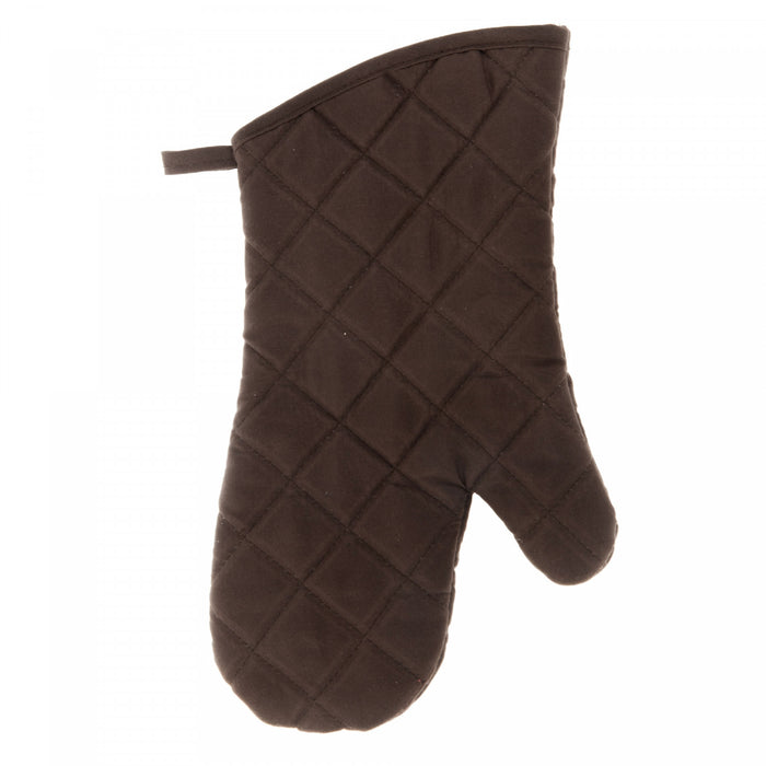 Mitaine de four piquée chocolat de 7,5 po x 13 po - ensemble de 4