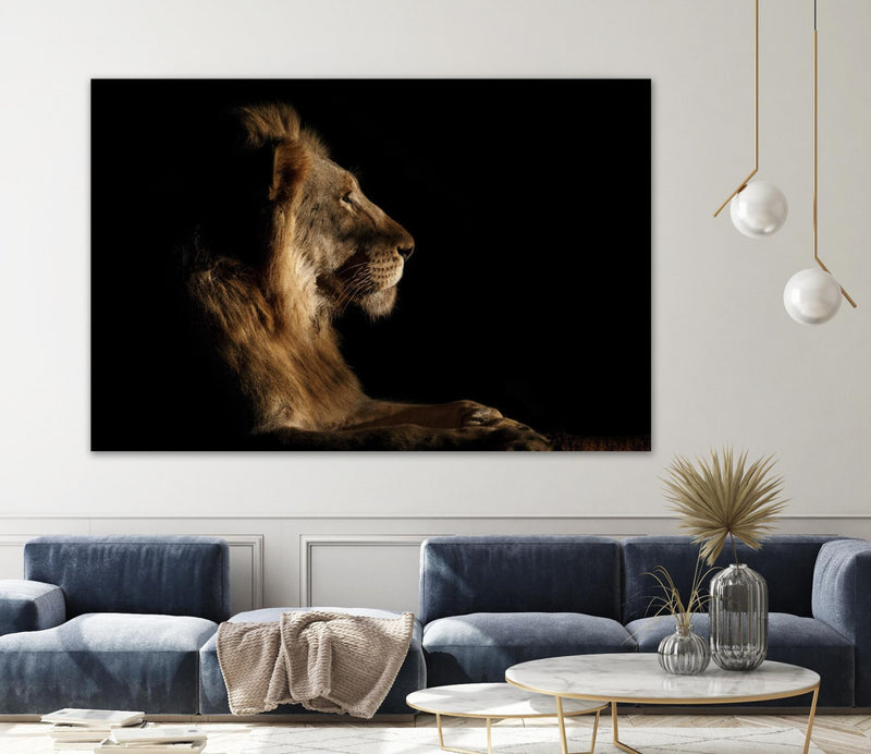Œuvre d’art murale Giant Art « Royal Meeting In The Night » 84 x 54