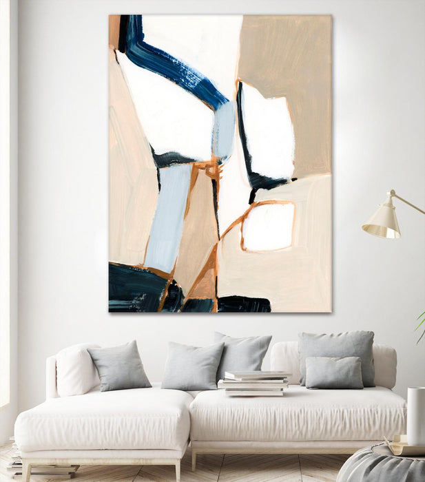 Œuvre d’art murale Giant Art « Diagramme I » 72 x 54
