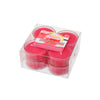 Paquet de 8 bougies chauffe-plats parfumées à arôme de limonade au melon d'eau - ensemble de 2 paquets de bougies