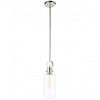 Grand luminaire suspendu Single en verre clair