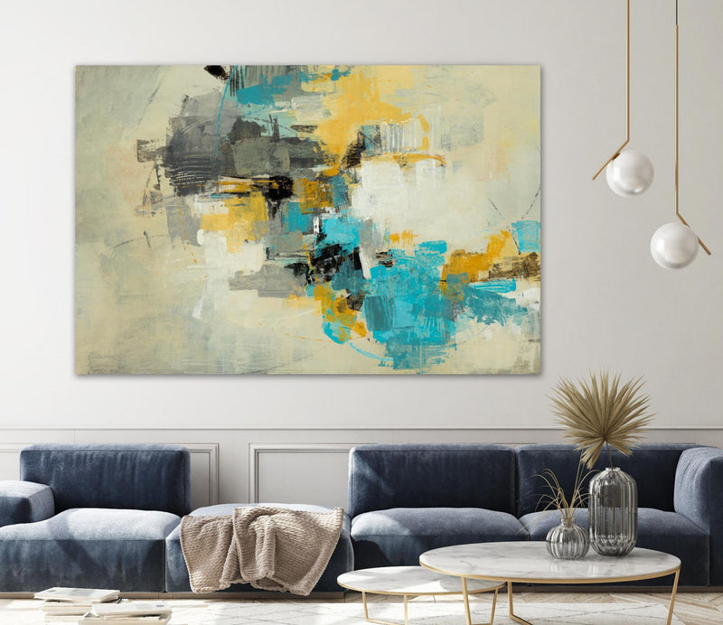 Œuvre d’art murale Giant Art « Adrift In Time » 72 x 48